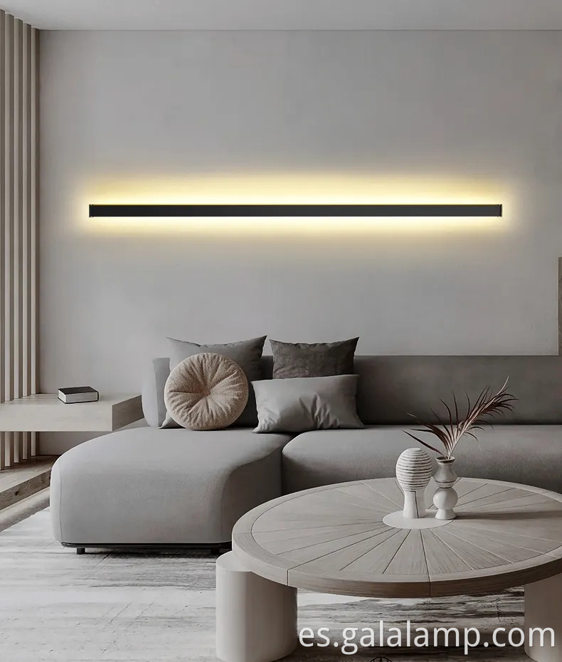 Elegante luz de apliques de pared interior para áreas de lectura acogedoras